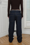 BASERANGE blue trousers (with back pockets) TRIN-CO-SP24 (TRIN)